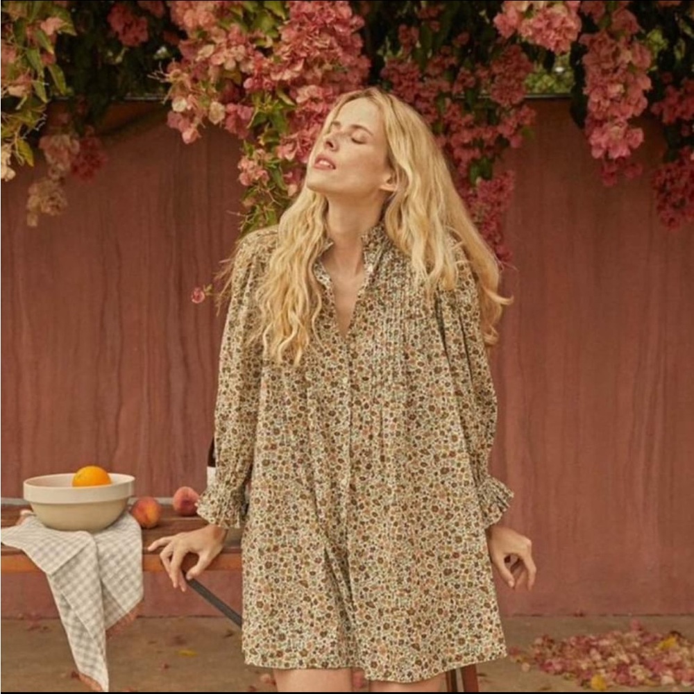 DOEN + Liberty print Dulcie dress S EUC RARE